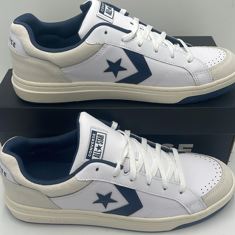 Converse Men’s Sneakers A10124C
PRO BLAZE CLASSIC OX WHITE/NAVY/VAPOROUS GRAY - Picture 2 of 16